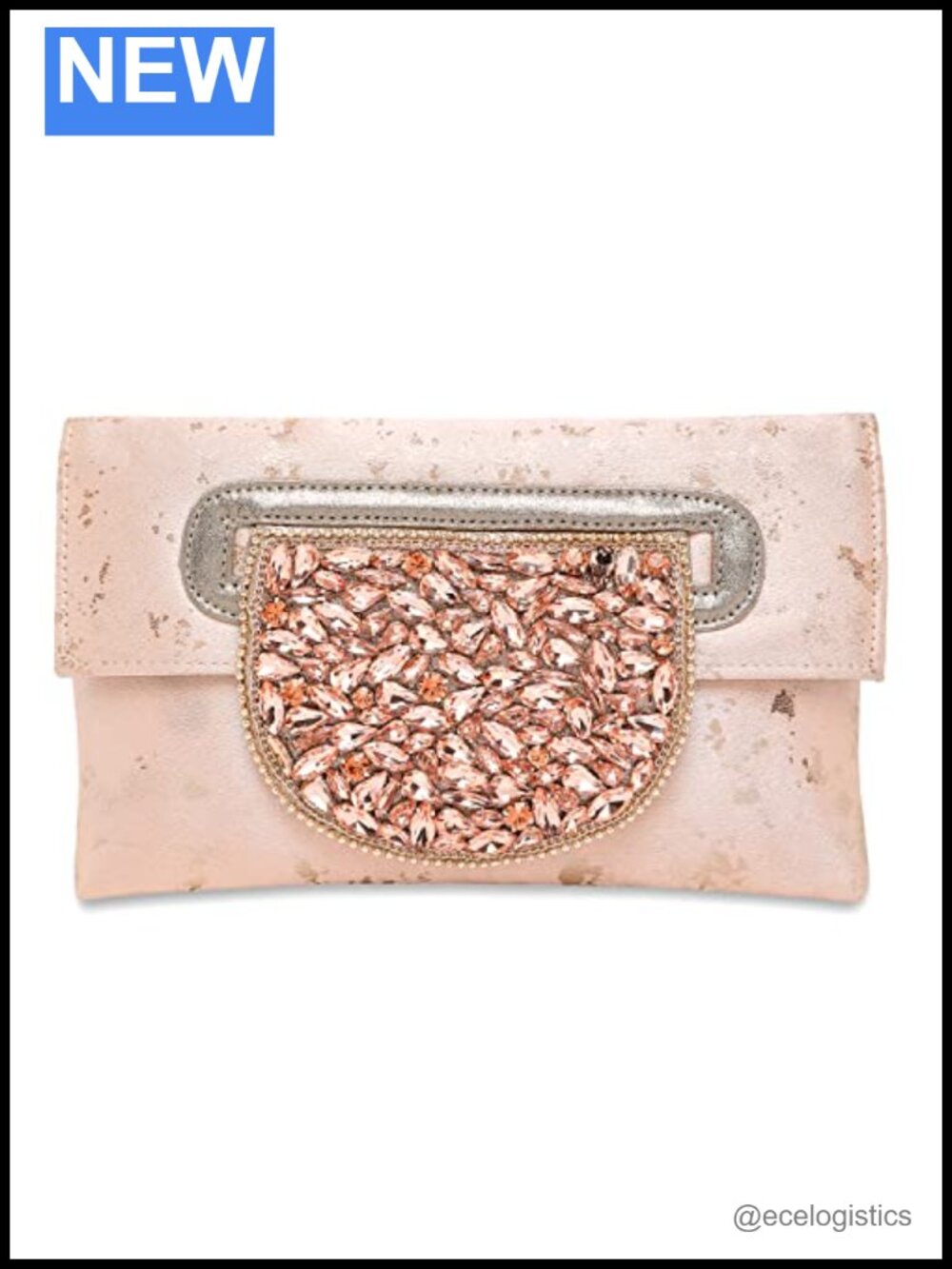 Handmade Evening Clutch Purse for Women Bridal Wedding Party Fabric Bag